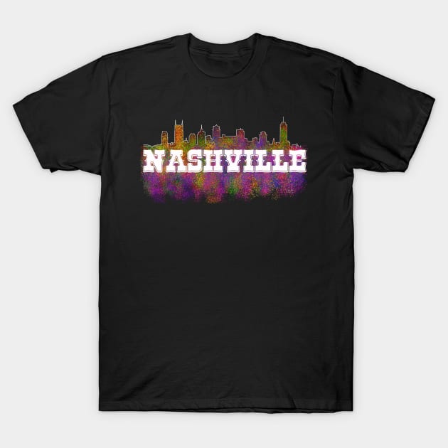 Nashville Skyline T-Shirt by Wolfgon Designs